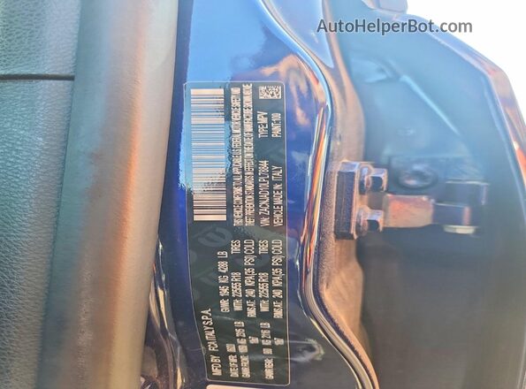 ZACNJAD10LPL78844 2020 JEEP RENEGADE Blue ძრავის განყოფილების ხედი