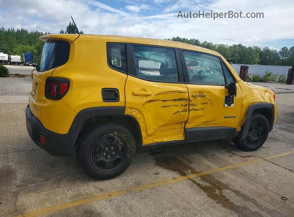 ZACNJBA10KPJ91726 2019 JEEP RENEGADE Yellow Rear right