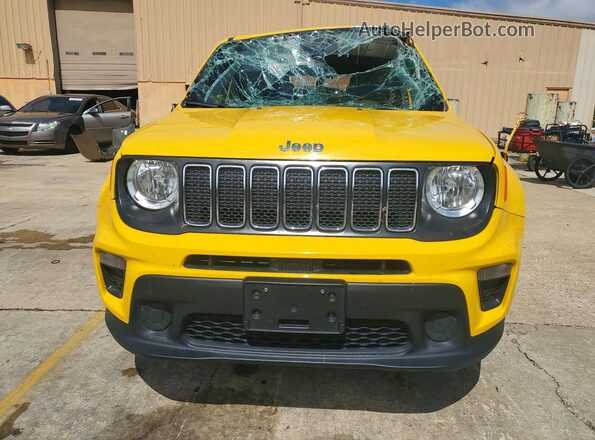 ZACNJBA10KPJ91726 2019 JEEP RENEGADE Yellow Front view