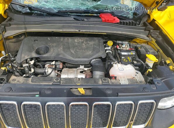 ZACNJBA10KPJ91726 2019 JEEP RENEGADE Yellow Rear interior view