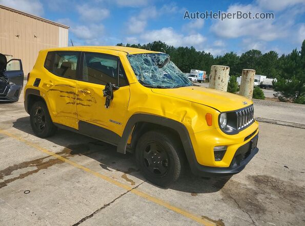 ZACNJBA10KPJ91726 2019 JEEP RENEGADE Yellow Front right