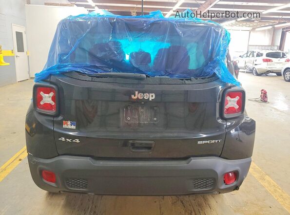 ZACNJBA12KPJ96426 2019 JEEP RENEGADE Black უკანა ხედი
