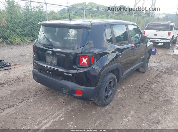 ZACNJBA13KPJ90019 2019 JEEP RENEGADE Black Задня права чверть