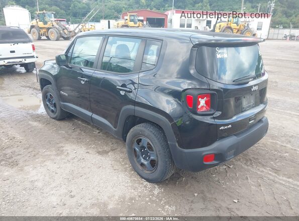 ZACNJBA13KPJ90019 2019 JEEP RENEGADE Black Задня ліва чверть