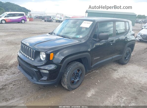 ZACNJBA13KPJ90019 2019 JEEP RENEGADE Black Передня ліва чверть