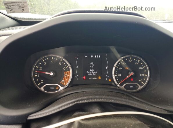 ZACNJBAB1KPJ74829 2019 JEEP RENEGADE Red ხელსაწყოთა პანელის ხედი