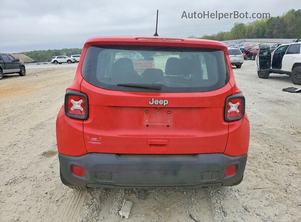 ZACNJBAB1KPK07764 2019 JEEP RENEGADE Red Widok z tyłu