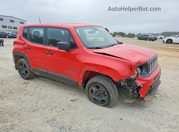 ZACNJBAB1KPK07764 2019 JEEP RENEGADE Red Przód prawy