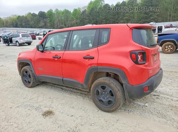 ZACNJBAB1KPK07764 2019 JEEP RENEGADE Red Tył lewy