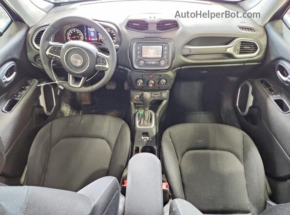 ZACNJBAB1KPK61324 2019 JEEP RENEGADE Blue Vista del salpicadero
