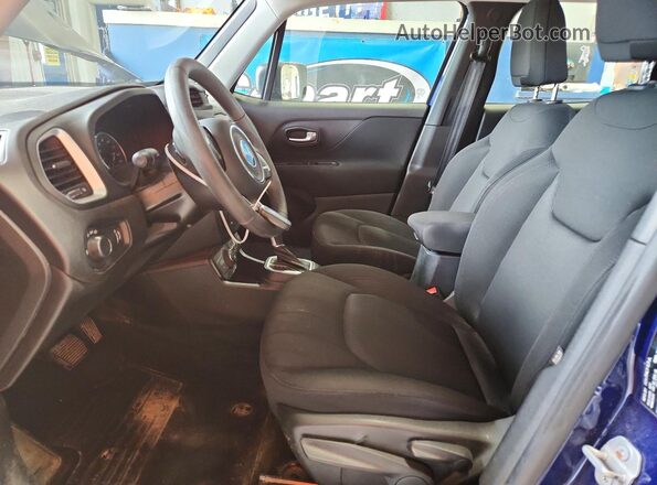 ZACNJBAB1KPK61324 2019 JEEP RENEGADE Blue Vista interior delantera