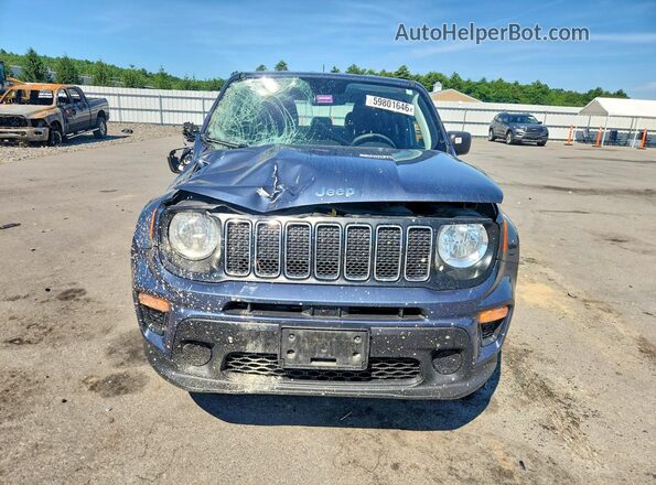 ZACNJBAB1LPL50523 2020 JEEP RENEGADE Gray Դիմացի տեսք
