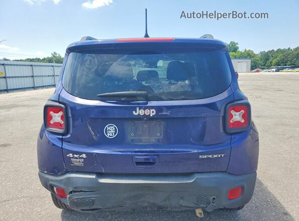ZACNJBAB3LPL20875 2020 JEEP RENEGADE Blue Rear view