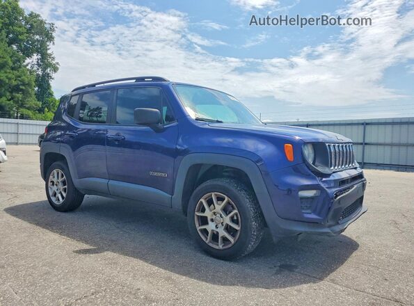 ZACNJBAB3LPL20875 2020 JEEP RENEGADE Blue Front right