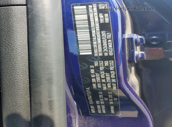 ZACNJBAB3LPL20875 2020 JEEP RENEGADE Blue Engine compartment view