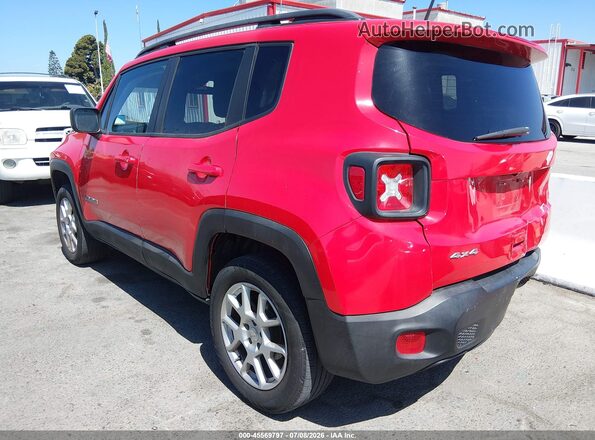 ZACNJBAB4KPK49362 2019 JEEP RENEGADE Red Задня ліва чверть