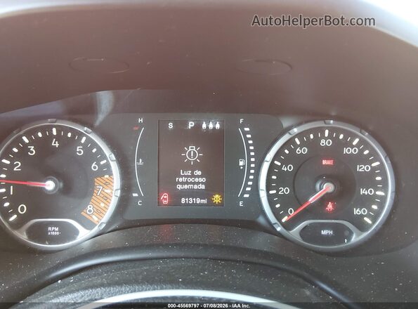 ZACNJBAB4KPK49362 2019 JEEP RENEGADE Red Вид задніх сидінь