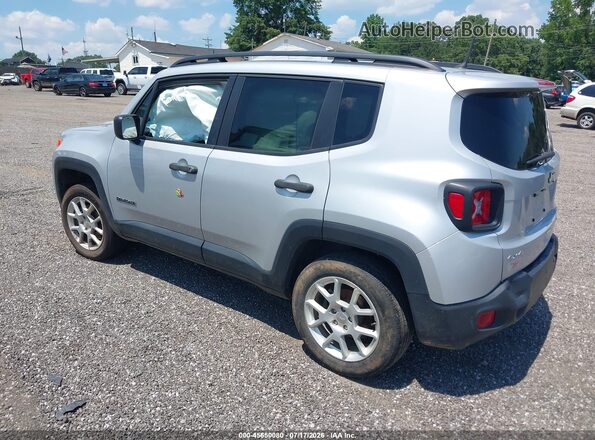 ZACNJBAB6KPK08361 2019 JEEP RENEGADE Silver Задня ліва чверть
