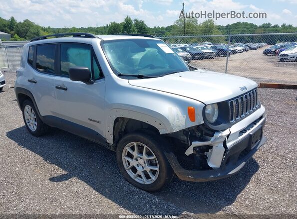 ZACNJBAB6KPK08361 2019 JEEP RENEGADE Silver Вид спереду