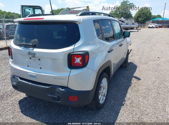 ZACNJBAB6KPK08361 2019 JEEP RENEGADE Silver Задня права чверть