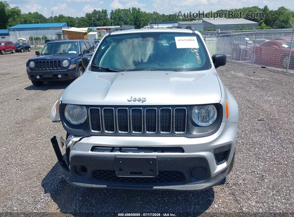 ZACNJBAB6KPK08361 2019 JEEP RENEGADE Silver Вид щитка приладів