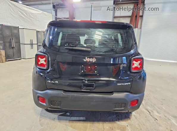 ZACNJBAB7KPJ75659 2019 JEEP RENEGADE Black Widok z tyłu