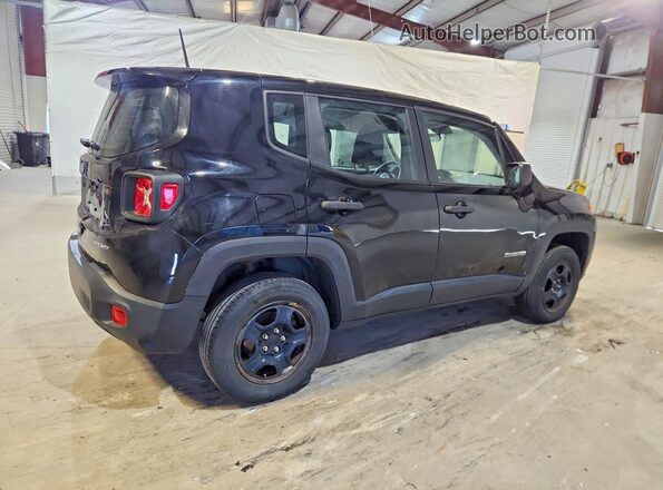 ZACNJBAB7KPJ75659 2019 JEEP RENEGADE Black Tył prawy