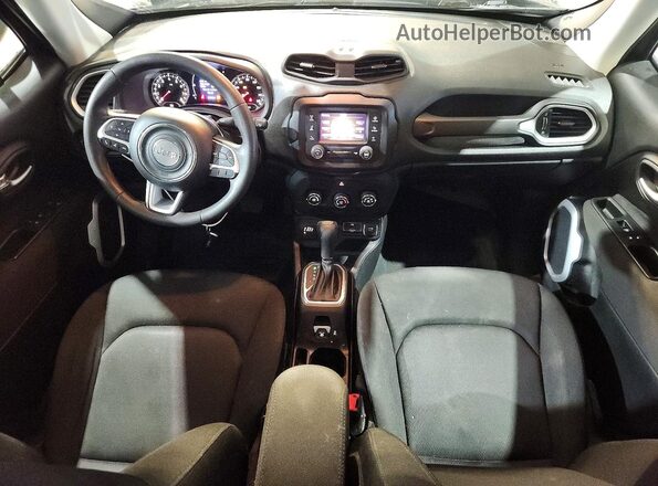 ZACNJBAB7KPJ75659 2019 JEEP RENEGADE Black Widok deski rozdzielczej