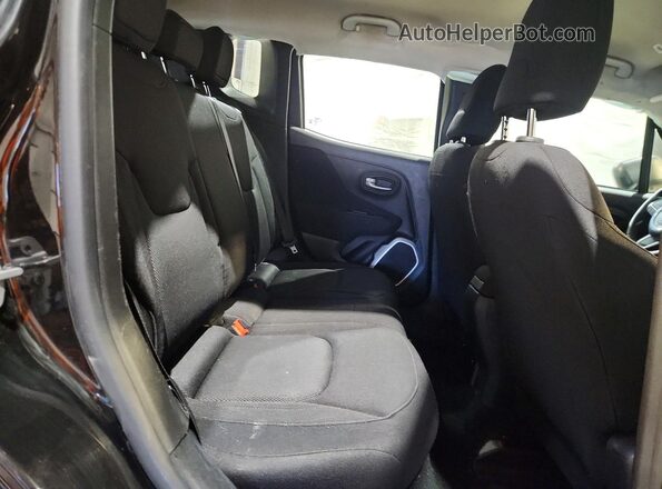 ZACNJBAB7KPJ75659 2019 JEEP RENEGADE Black Widok wnętrza z tyłu