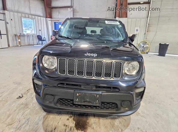 ZACNJBAB7KPJ75659 2019 JEEP RENEGADE Black Widok z przodu