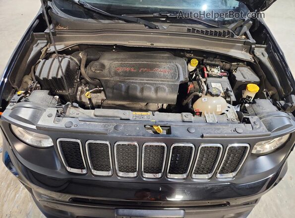 ZACNJBAB7KPJ75659 2019 JEEP RENEGADE Black Widok komory silnika