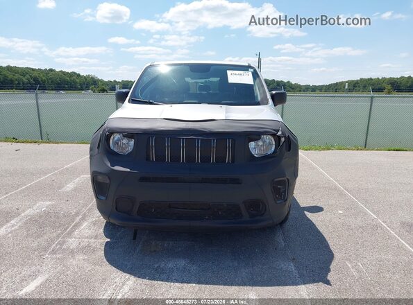 ZACNJBAB7LPL44015 2020 JEEP RENEGADE White Widok zestawu wskaźników