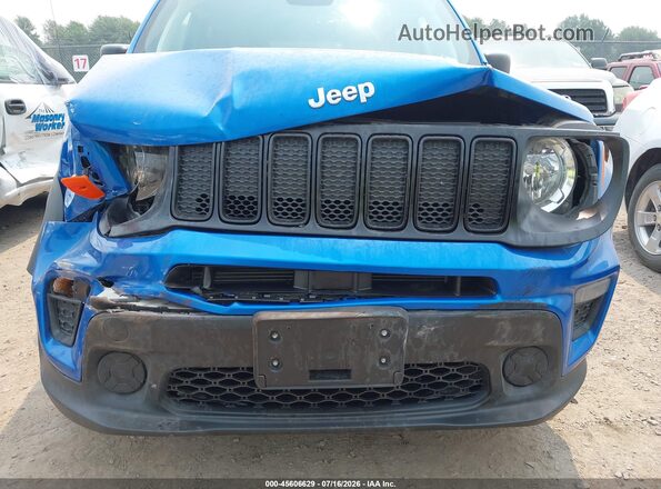ZACNJBAB7LPL87785 2020 JEEP RENEGADE Blue Դիմացի տեսք
