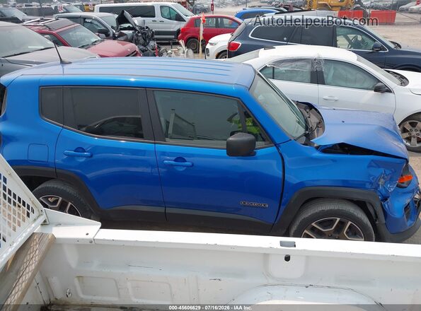 ZACNJBAB7LPL87785 2020 JEEP RENEGADE Blue Սալոնի հետևի տեսք