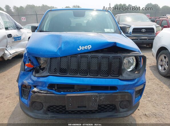 ZACNJBAB7LPL87785 2020 JEEP RENEGADE Blue Սարքավորումների վահանակի տեսք