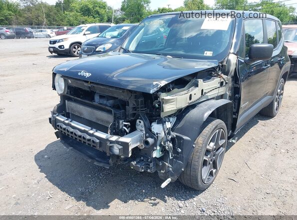 ZACNJBAB7LPL97569 2020 JEEP RENEGADE Black წინა ხედი