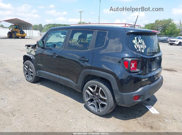 ZACNJBAB7LPL97569 2020 JEEP RENEGADE Black უკანა მარცხენა