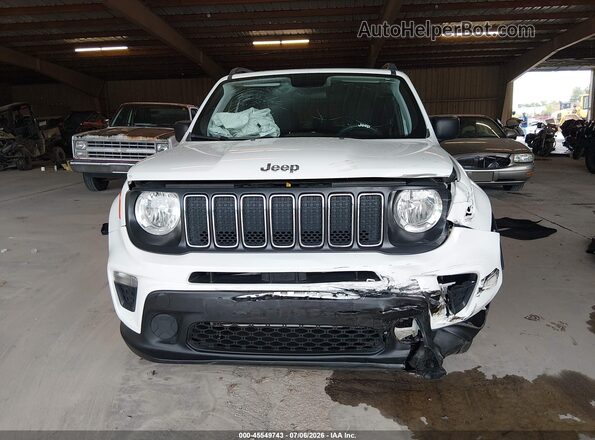 ZACNJBAB8KPJ84466 2019 JEEP RENEGADE White Widok zestawu wskaźników