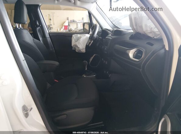 ZACNJBAB8KPJ84466 2019 JEEP RENEGADE White Widok wnętrza z przodu