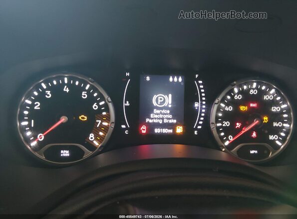 ZACNJBAB8KPJ84466 2019 JEEP RENEGADE White Widok tylnych siedzeń