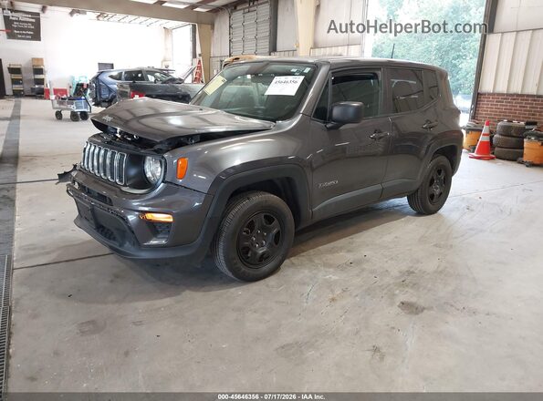 ZACNJBAB8LPL82384 2020 JEEP RENEGADE Gray Front left