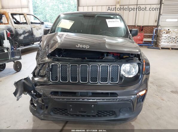 ZACNJBAB8LPL82384 2020 JEEP RENEGADE Gray Front view