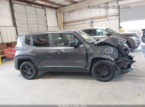 ZACNJBAB8LPL82384 2020 JEEP RENEGADE Gray Rear interior view