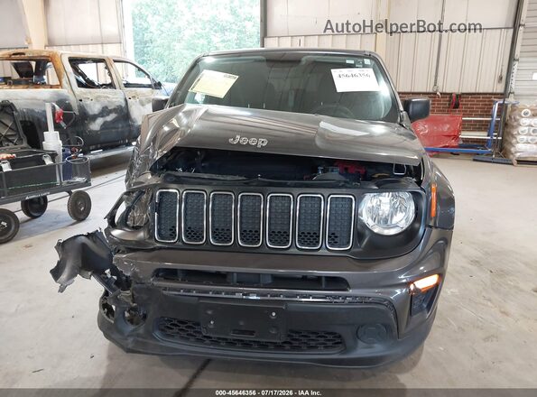 ZACNJBAB8LPL82384 2020 JEEP RENEGADE Gray Instrument cluster view