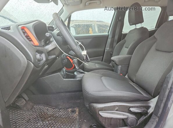 ZACNJBAB9KPK93809 2019 JEEP RENEGADE Gray Widok wnętrza z przodu