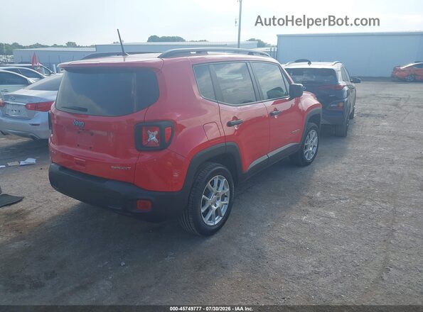 ZACNJBAB9LPL25613 2020 JEEP RENEGADE Red უკანა მარჯვენა