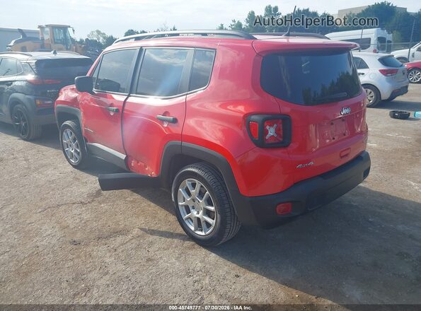 ZACNJBAB9LPL25613 2020 JEEP RENEGADE Red უკანა მარცხენა