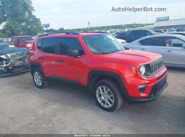 ZACNJBAB9LPL25613 2020 JEEP RENEGADE Red უკანა სალონის ხედი