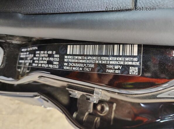 ZACNJBAB9LPL73595 2020 JEEP RENEGADE Black Вид підкапотного простору
