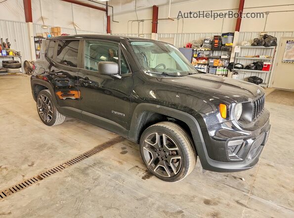ZACNJBAB9LPL73595 2020 JEEP RENEGADE Black Передня права чверть